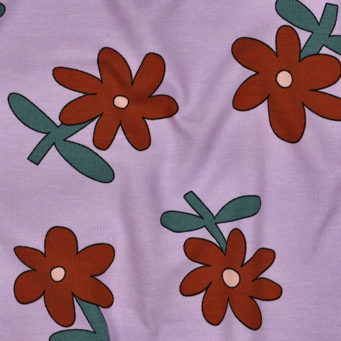 Bio Jersey Jennifer Bouron Blumen Lavendel