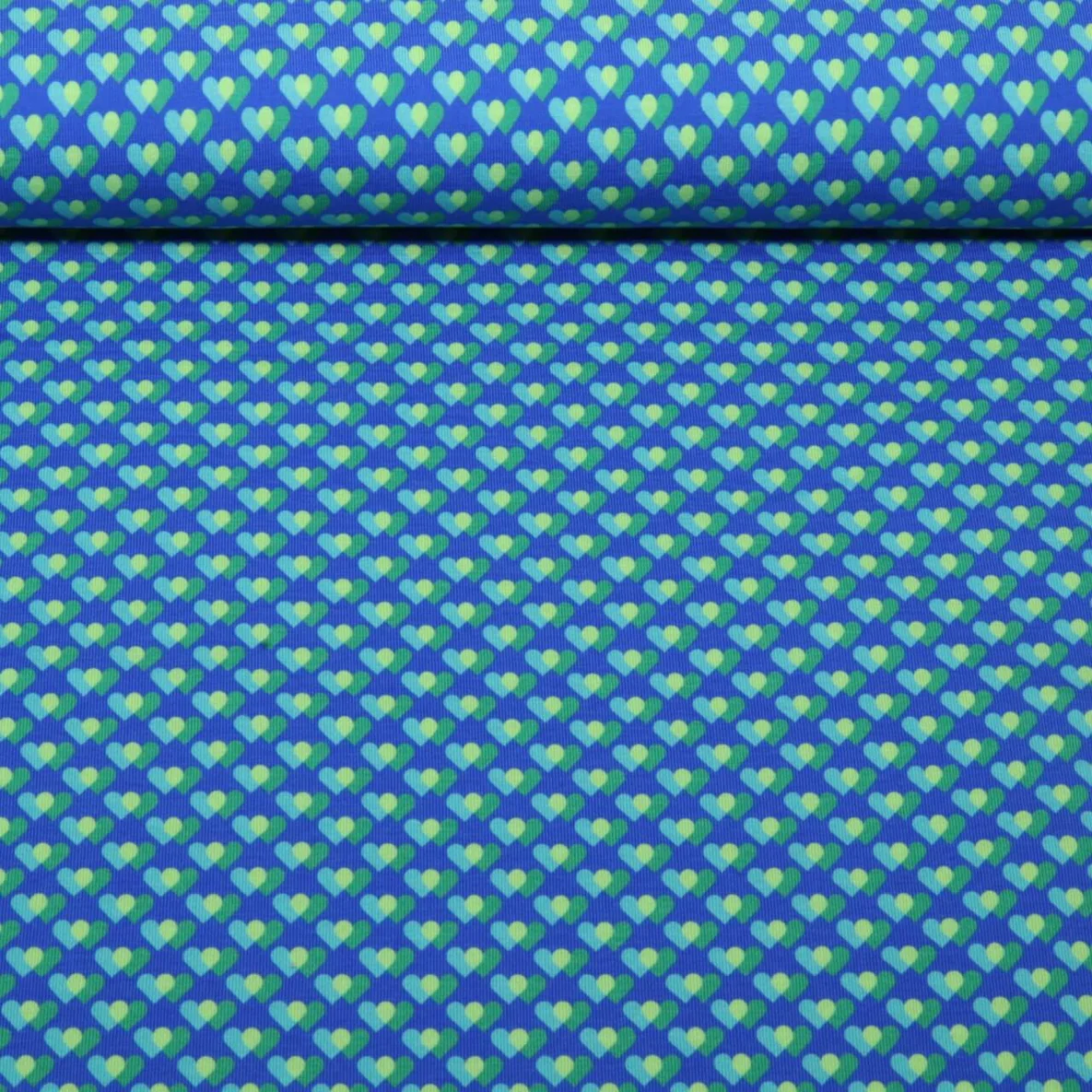 Bio Jersey "Queen Of Hearts" Heart Parade Blau