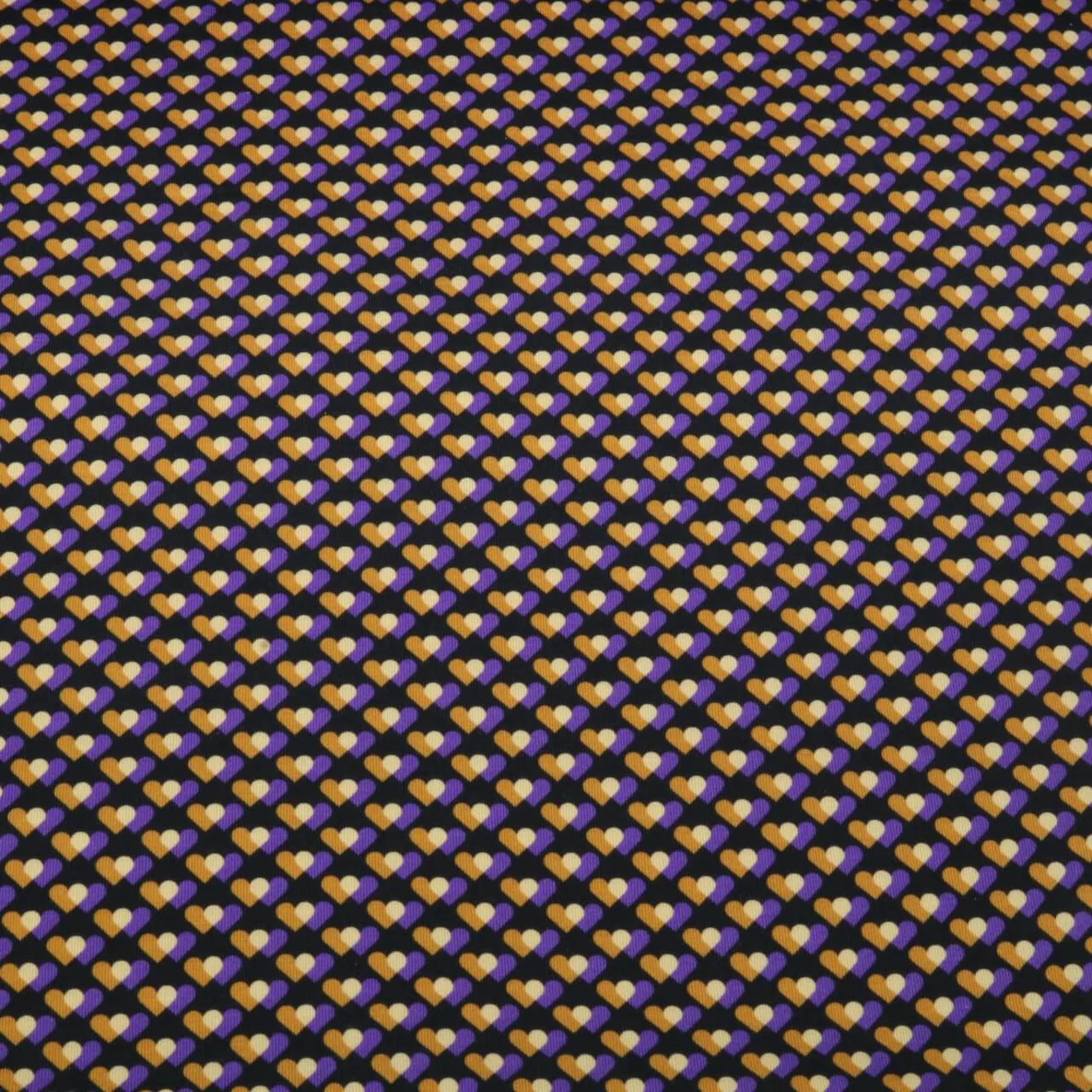 Bio Jersey "Queen Of Hearts" Heart Parade Schwarz