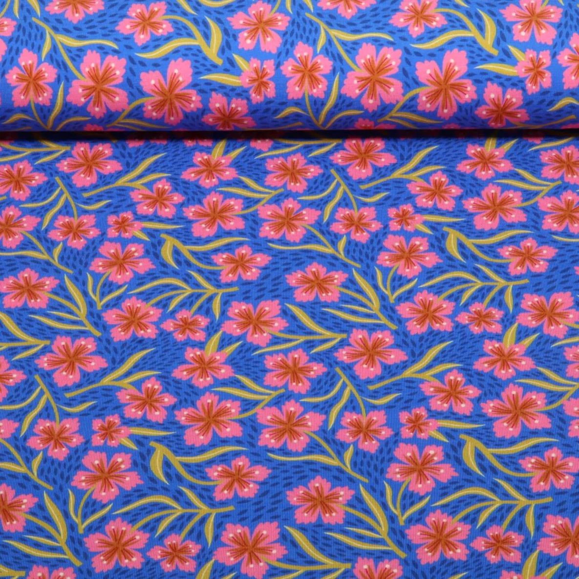 Bio Jersey "Southern Ease" Bloom Drift Royalblau