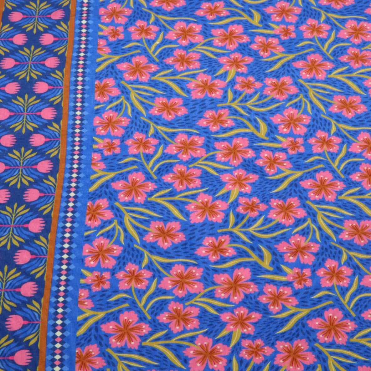 Bio Jersey "Southern Ease" Bloom Drift Royalblau