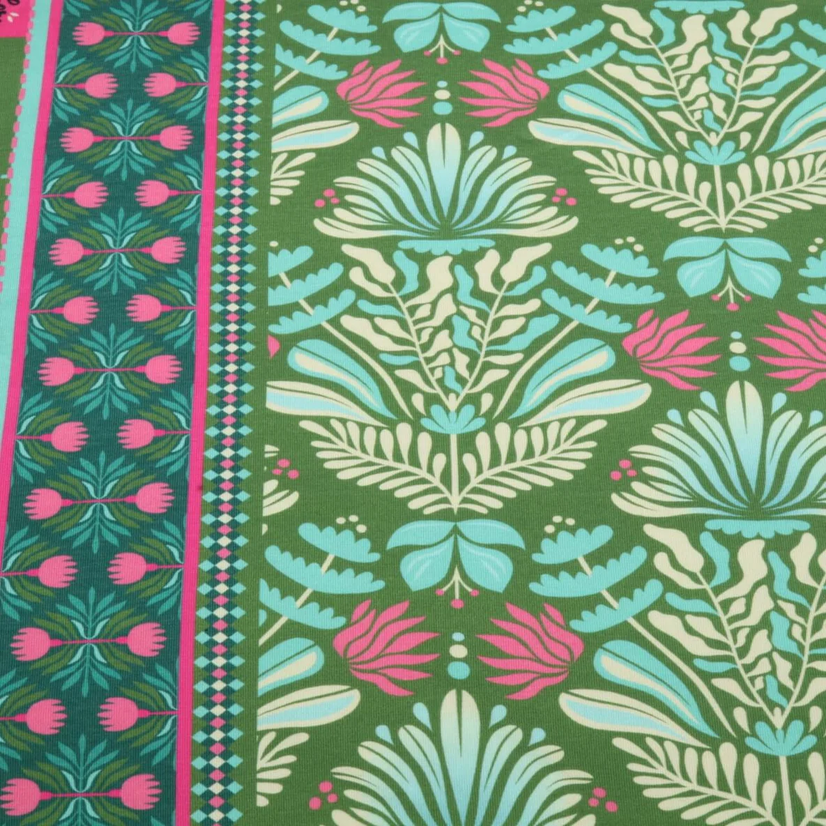 Bio Jersey "Southern Ease" Sunlit Botanica Grün