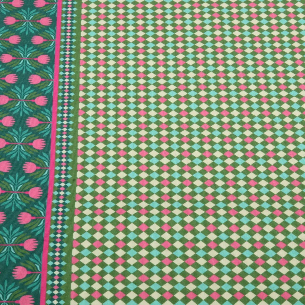 Bio Jersey "Southern Ease" Woven Light Grün