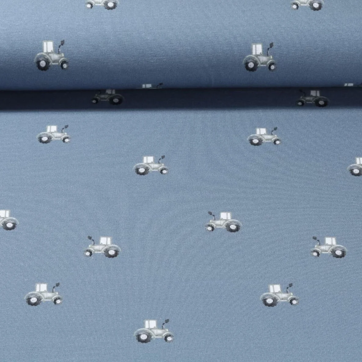 Bio Jersey Traktoren Blau