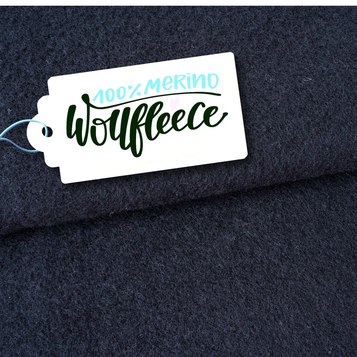 Bio Merino Wollfleece Anthrazit Melange 