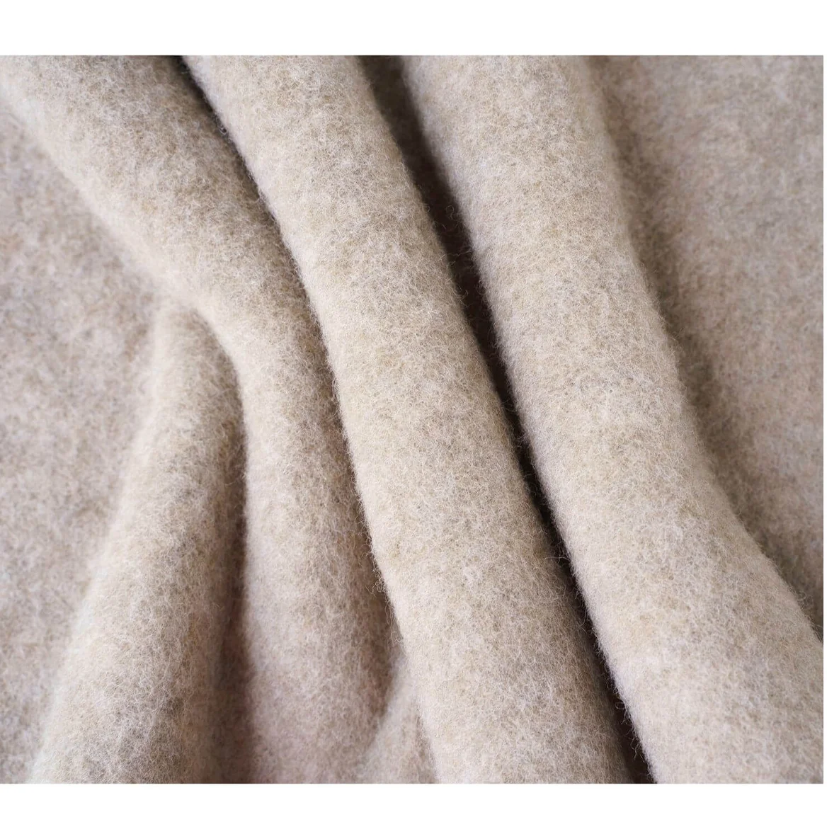 Bio Merino Wollfleece Dunkles Sand