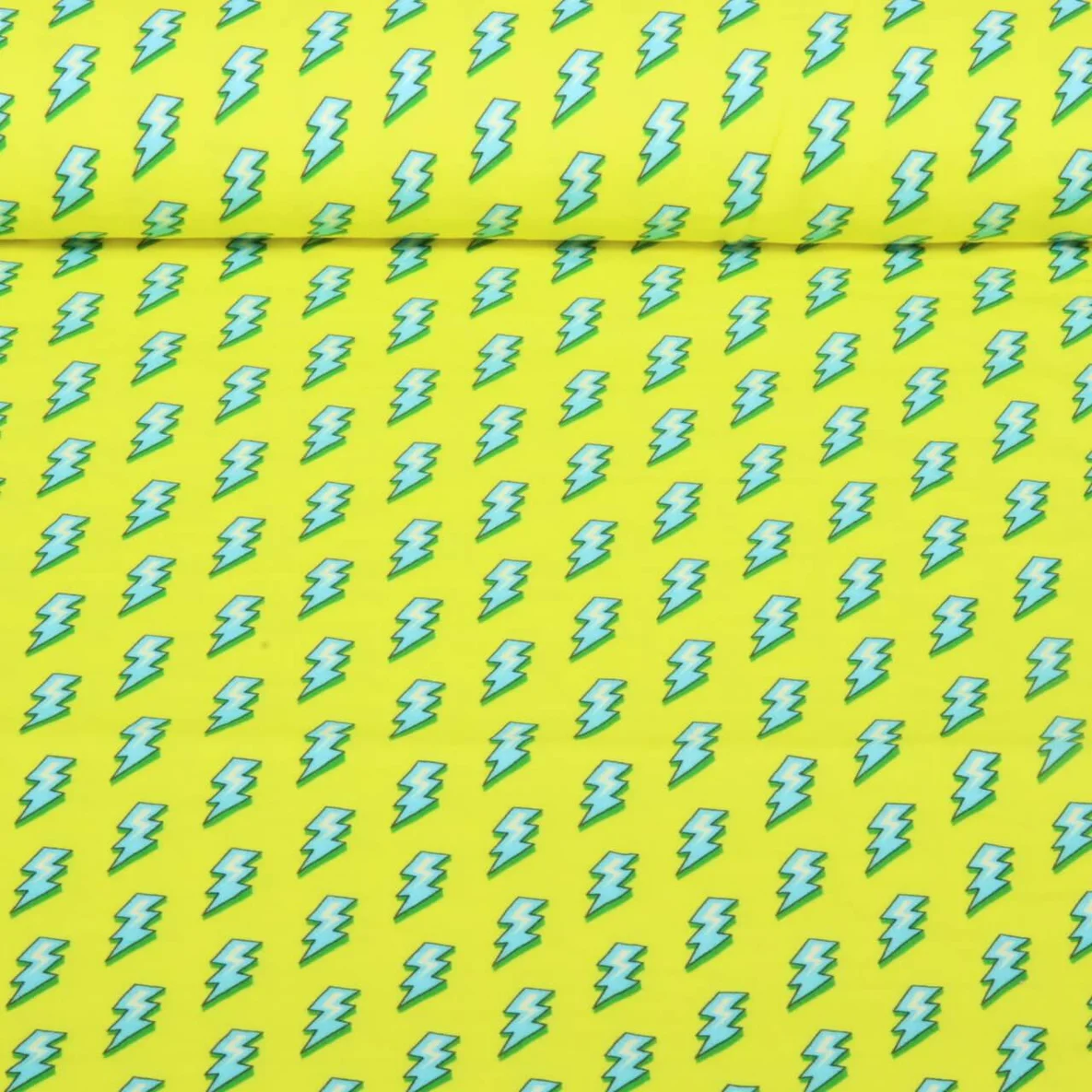 Bio Musselin Glatt "Choose your Vibe" Power Gelb