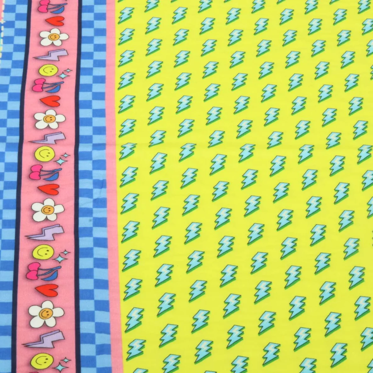 Bio Musselin Glatt "Choose your Vibe" Power Gelb