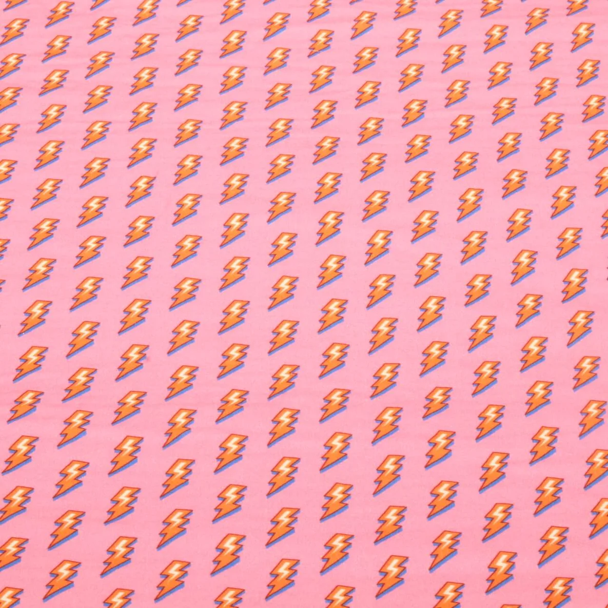 Bio Musselin Glatt "Choose your Vibe" Power Rosa