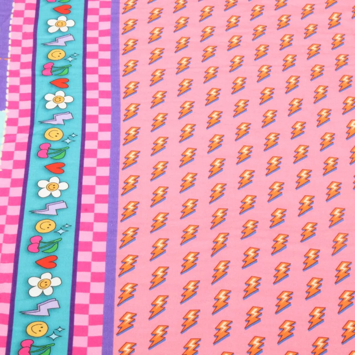 Bio Musselin Glatt "Choose your Vibe" Power Rosa