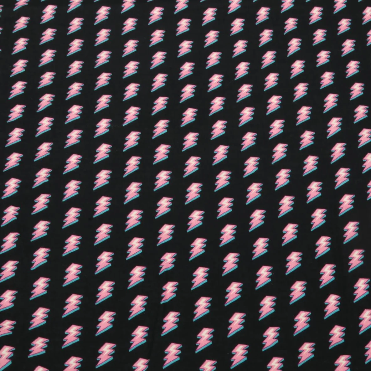 Bio Musselin Glatt "Choose your Vibe" Power Schwarz