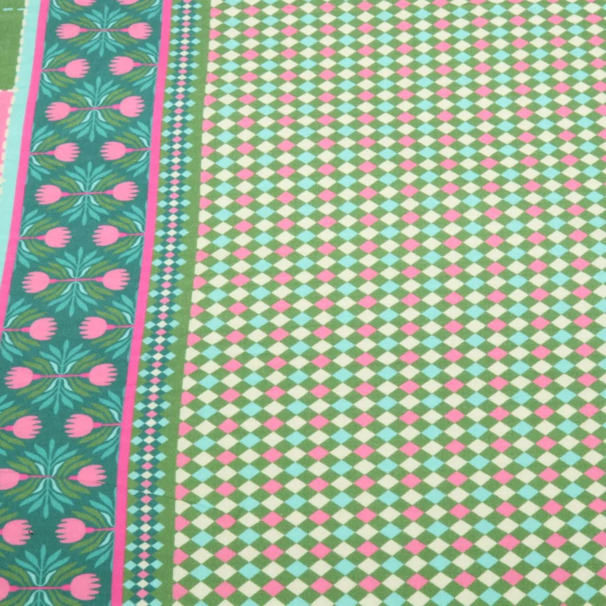Bio Musselin Glatt "Southern Ease" Woven Light Grün