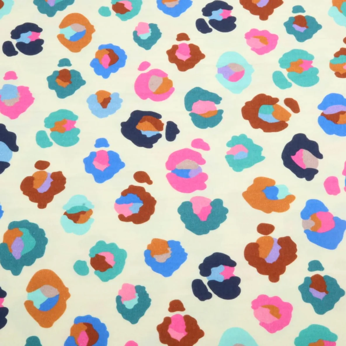 Bio Musselin "Gleam" Glamouflage Ecru