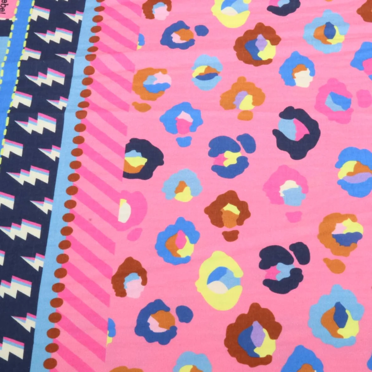 Bio Musselin "Gleam" Glamouflage Rosa