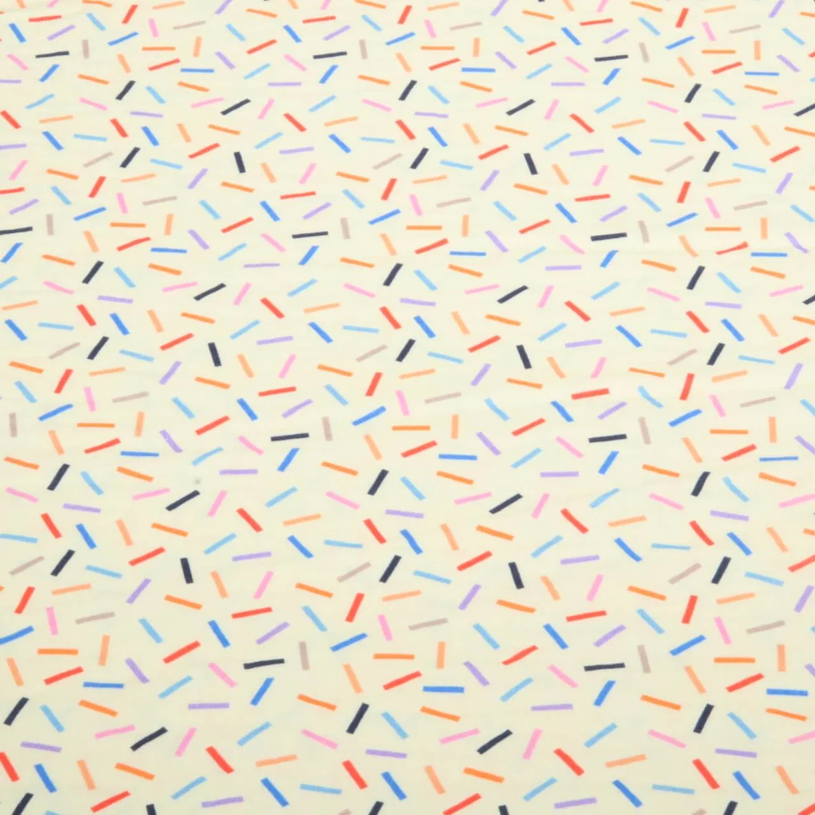 Bio Musselin "Gleam" Glimmerbits Ecru