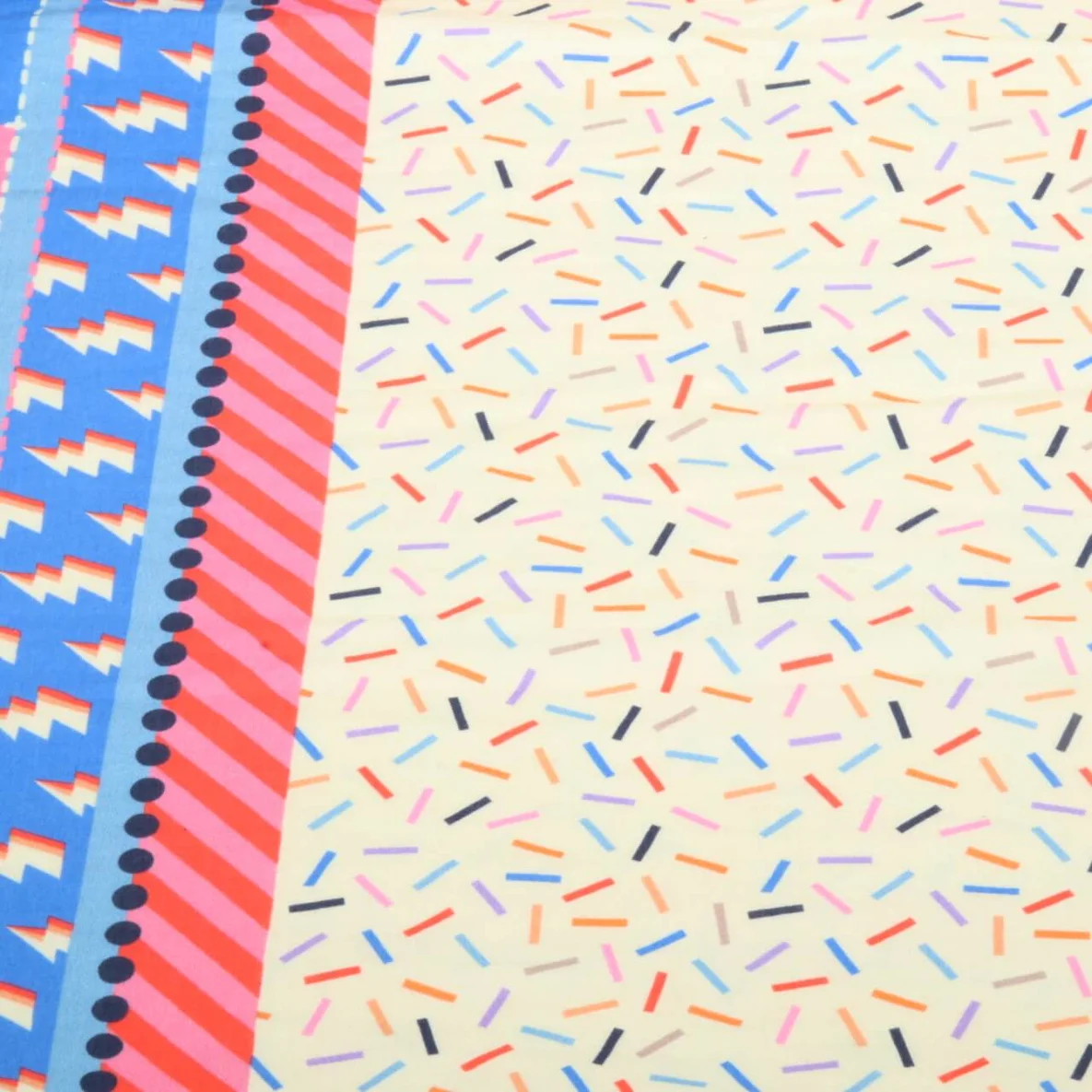 Bio Musselin "Gleam" Glimmerbits Ecru