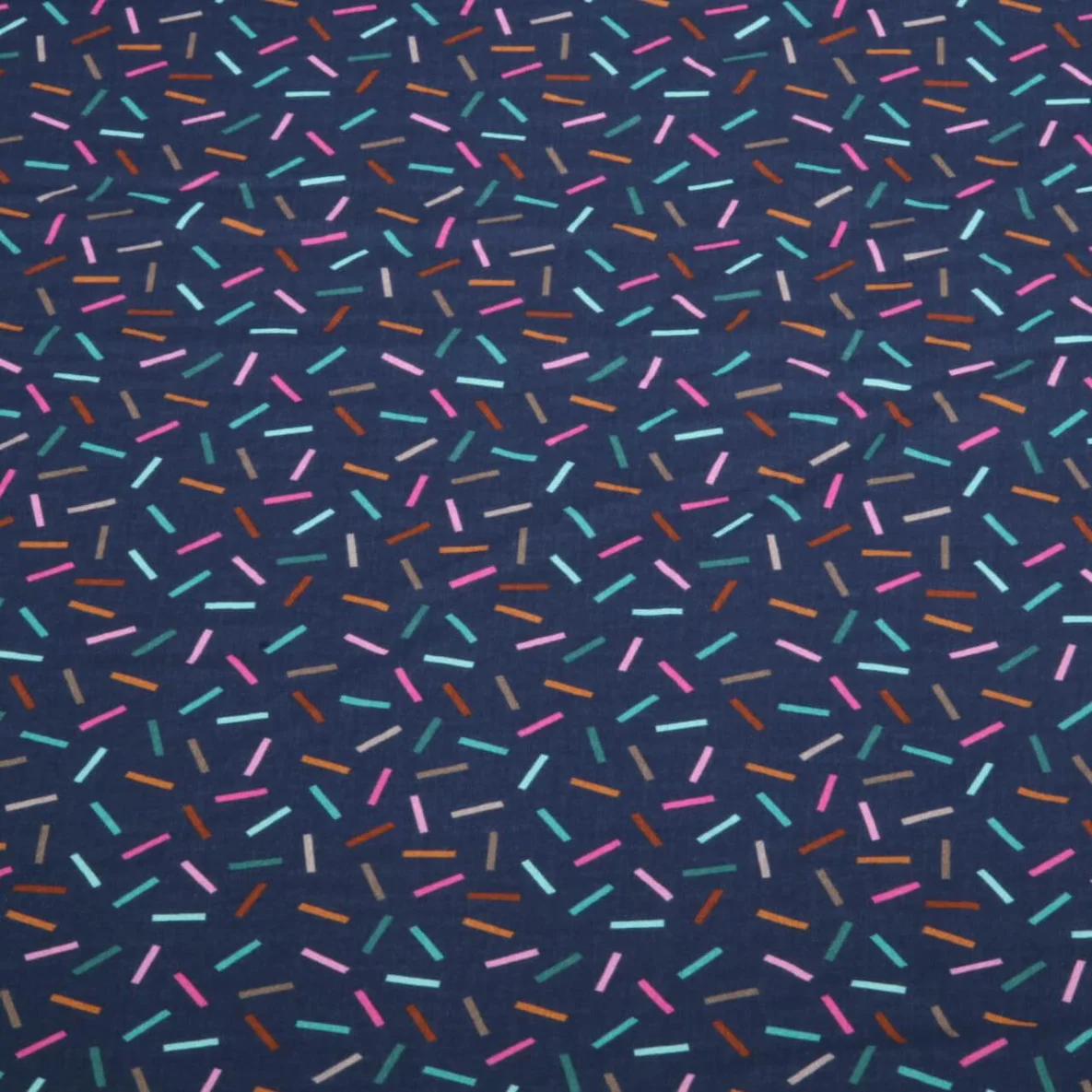 Bio Musselin "Gleam" Glimmerbits Navy