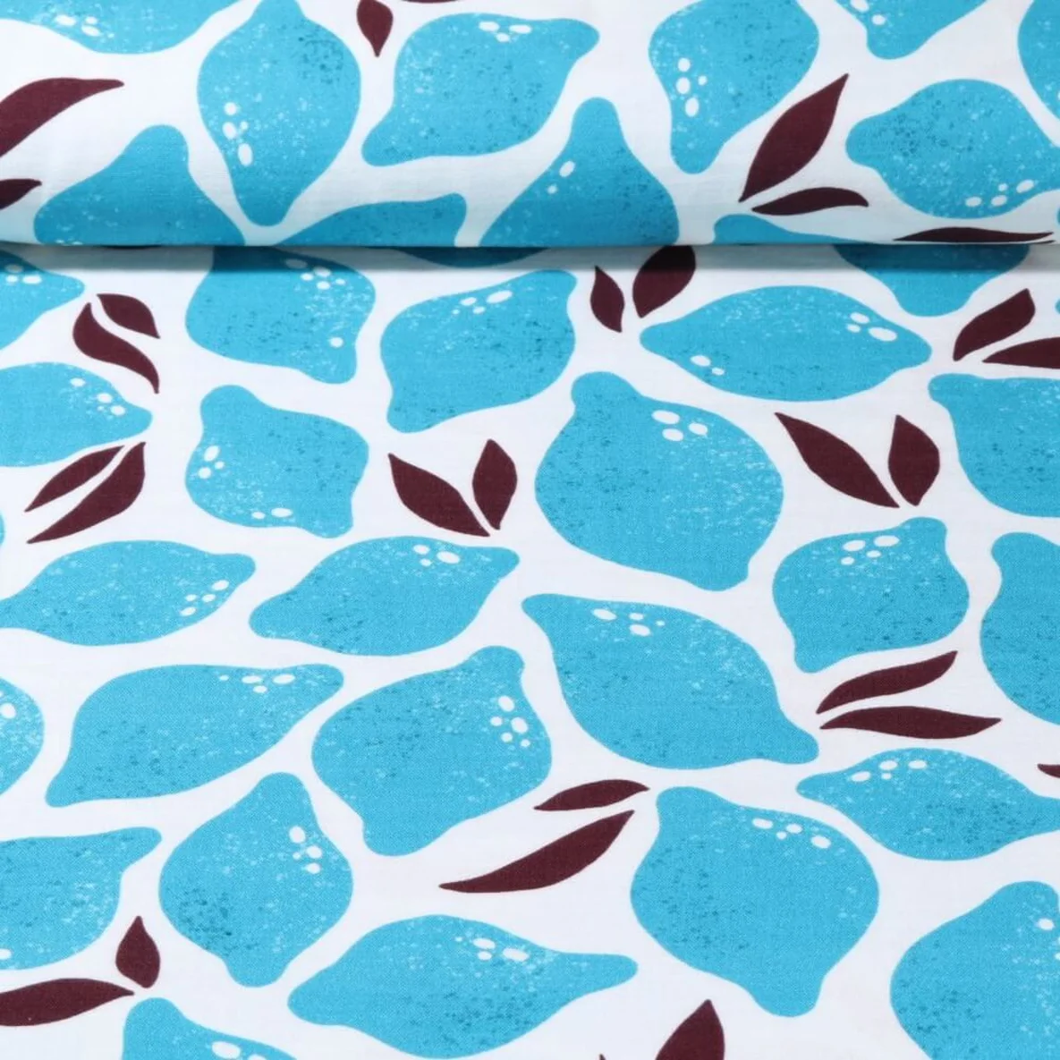 Bio-Musselin "Limone" Türkis