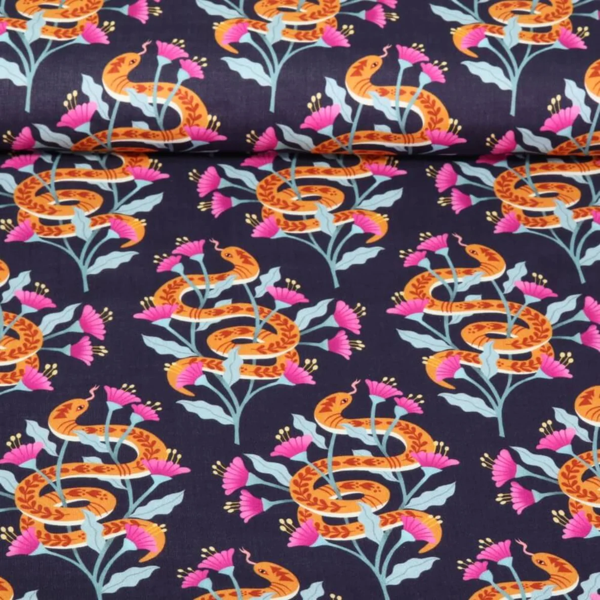 Bio Musselin "Magical Shimmer Of Wisdom" Navy