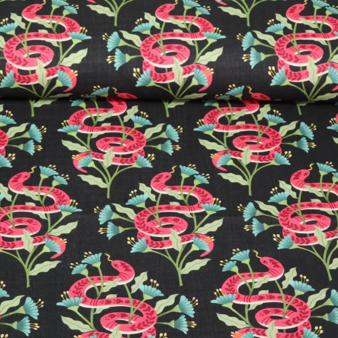 Bio Musselin "Magical Shimmer Of Wisdom" Schwarz