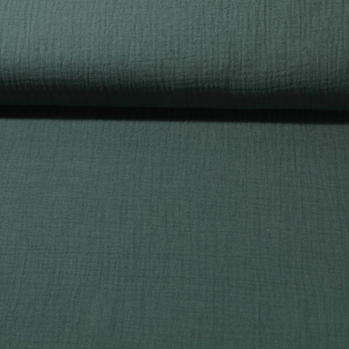 Bio Musselin "Penny" Flaschengrün