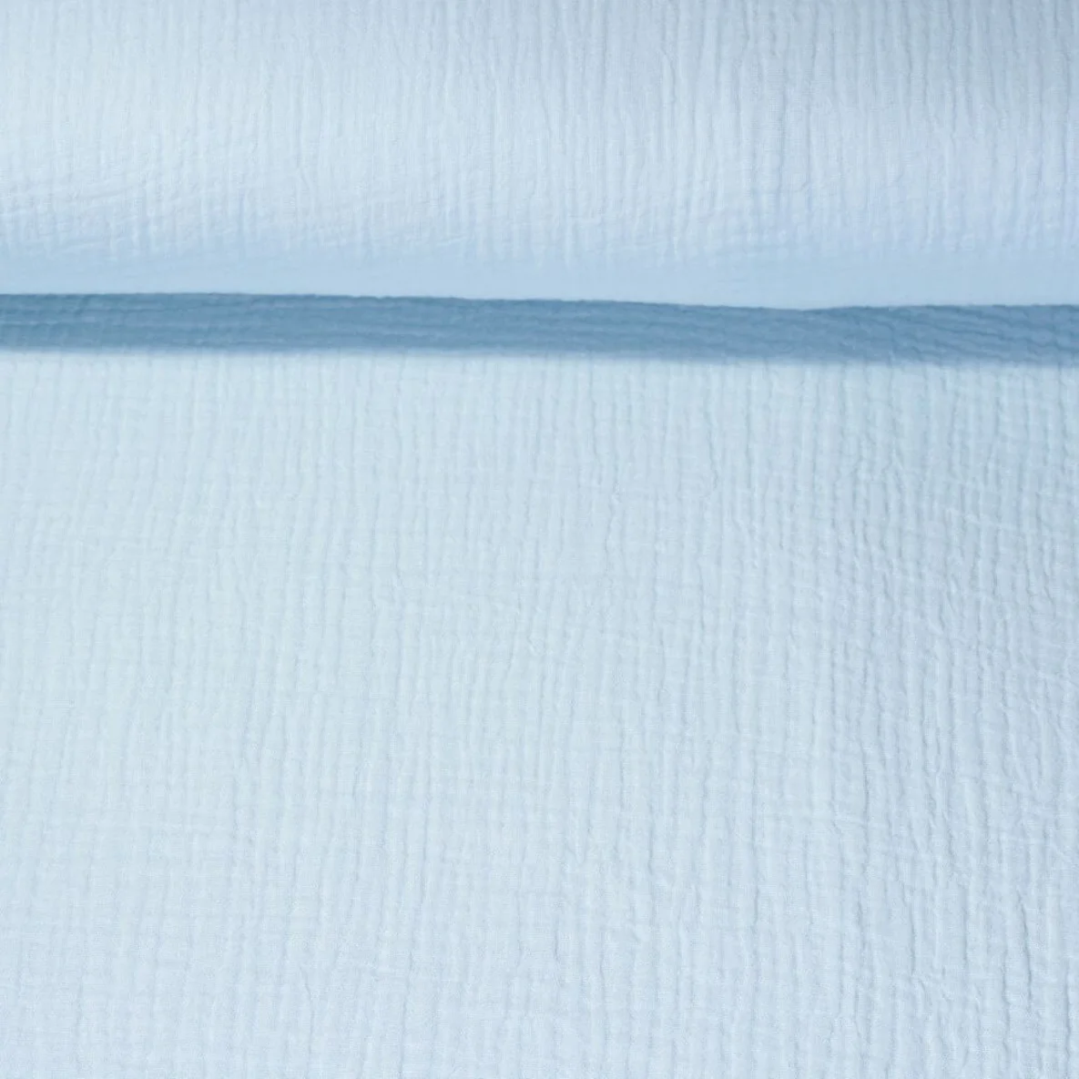 Bio Musselin "Penny" Hellblau