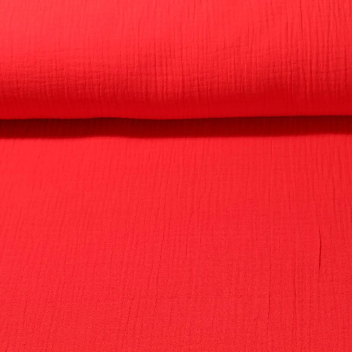 Bio Musselin "Penny" Hellrot