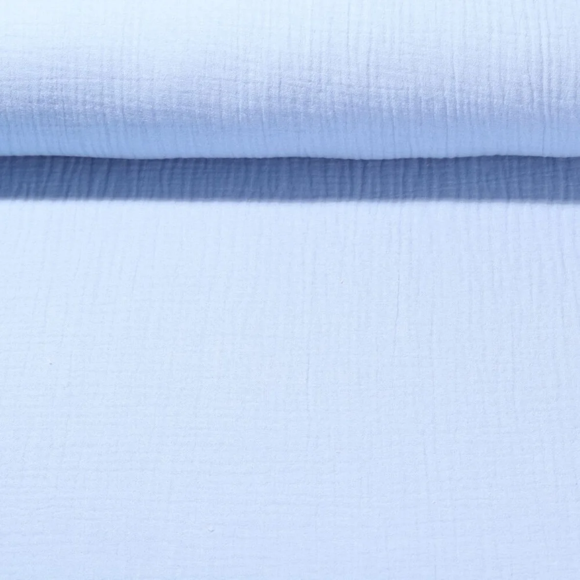 Bio Musselin "Penny" Himmelblau