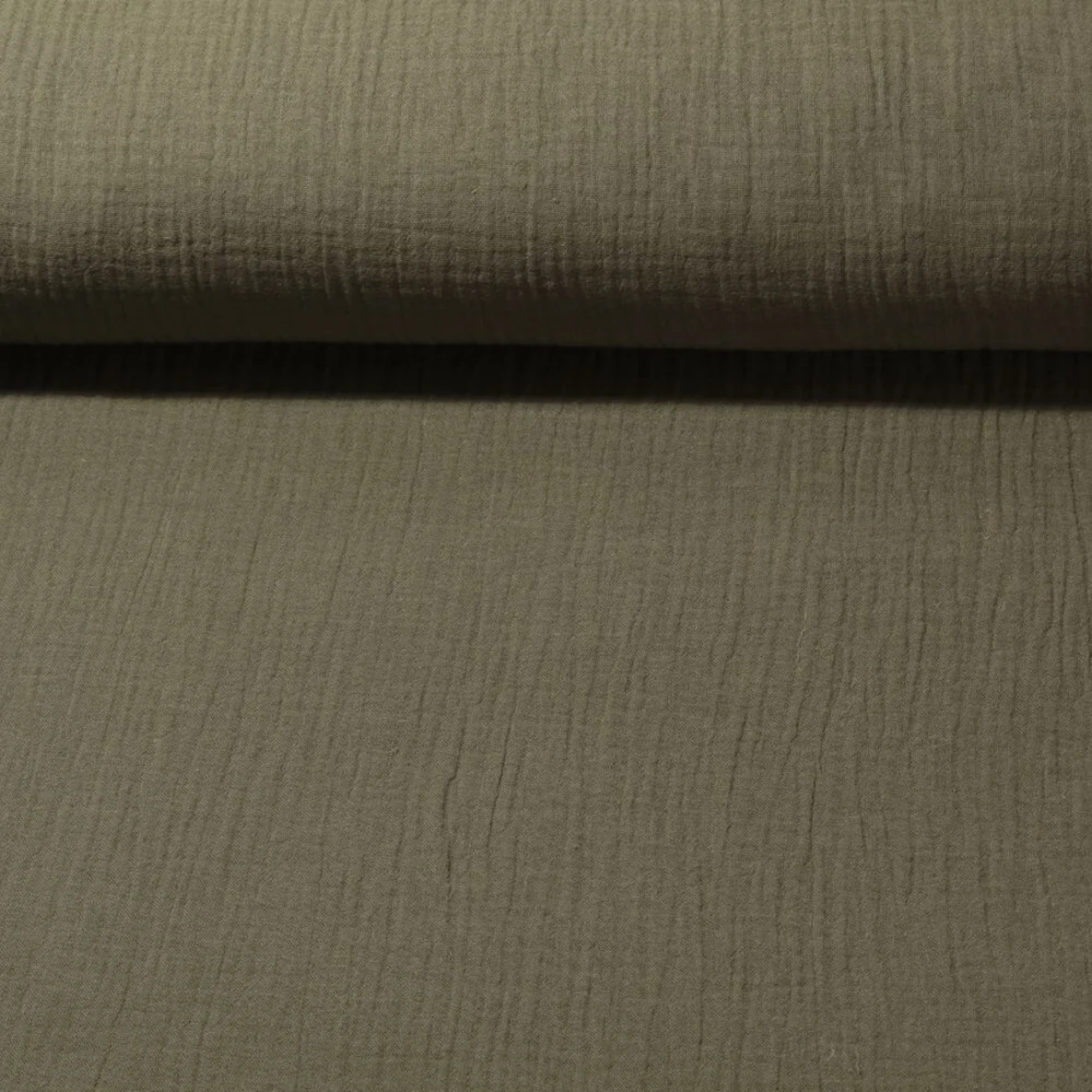 Bio Musselin "Penny" Olivgrün