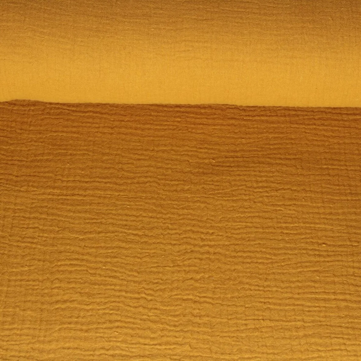 Bio Musselin "Penny" Senfgelb