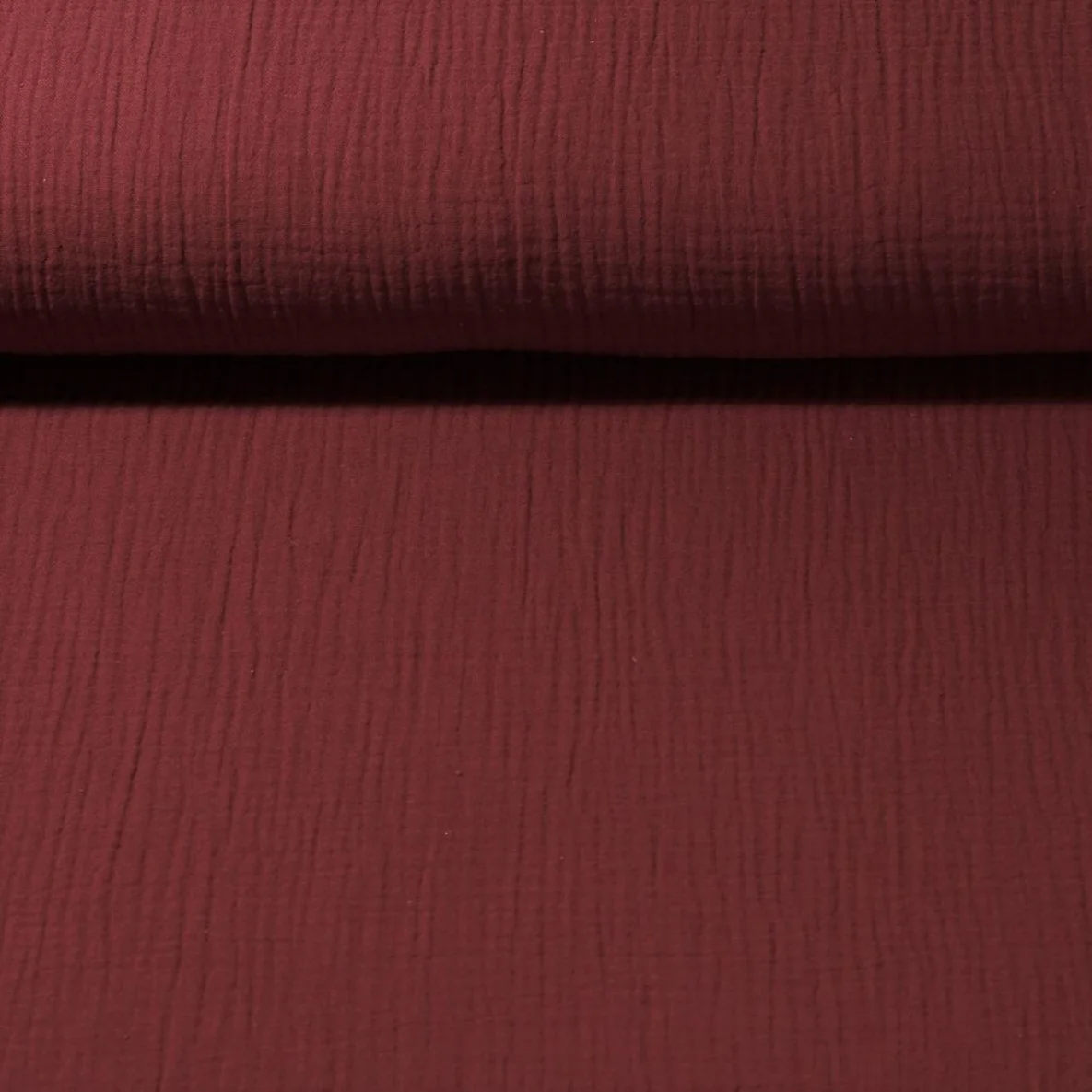 Bio Musselin "Penny" Weinrot