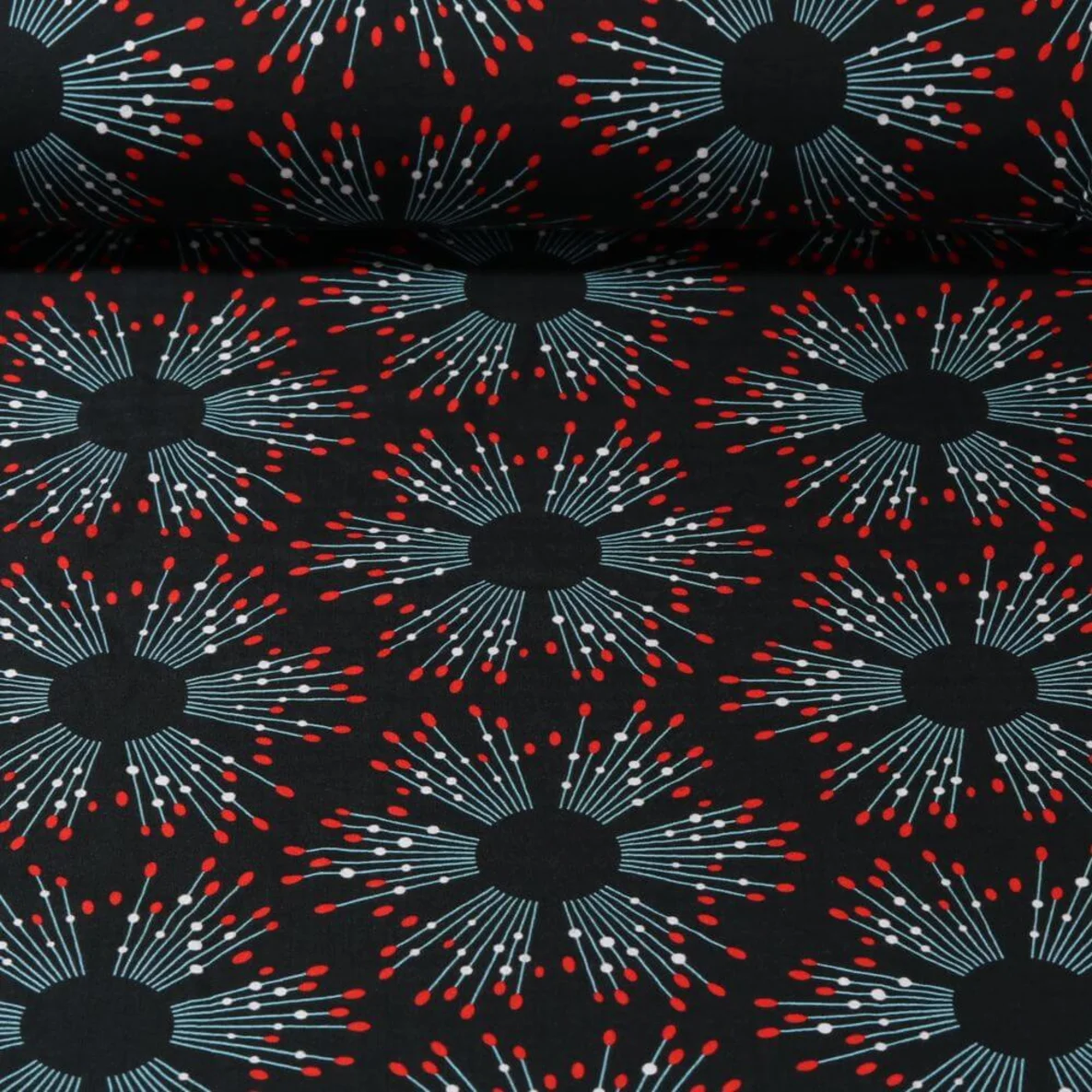 Bio-Musselin "Starlight" Schwarz