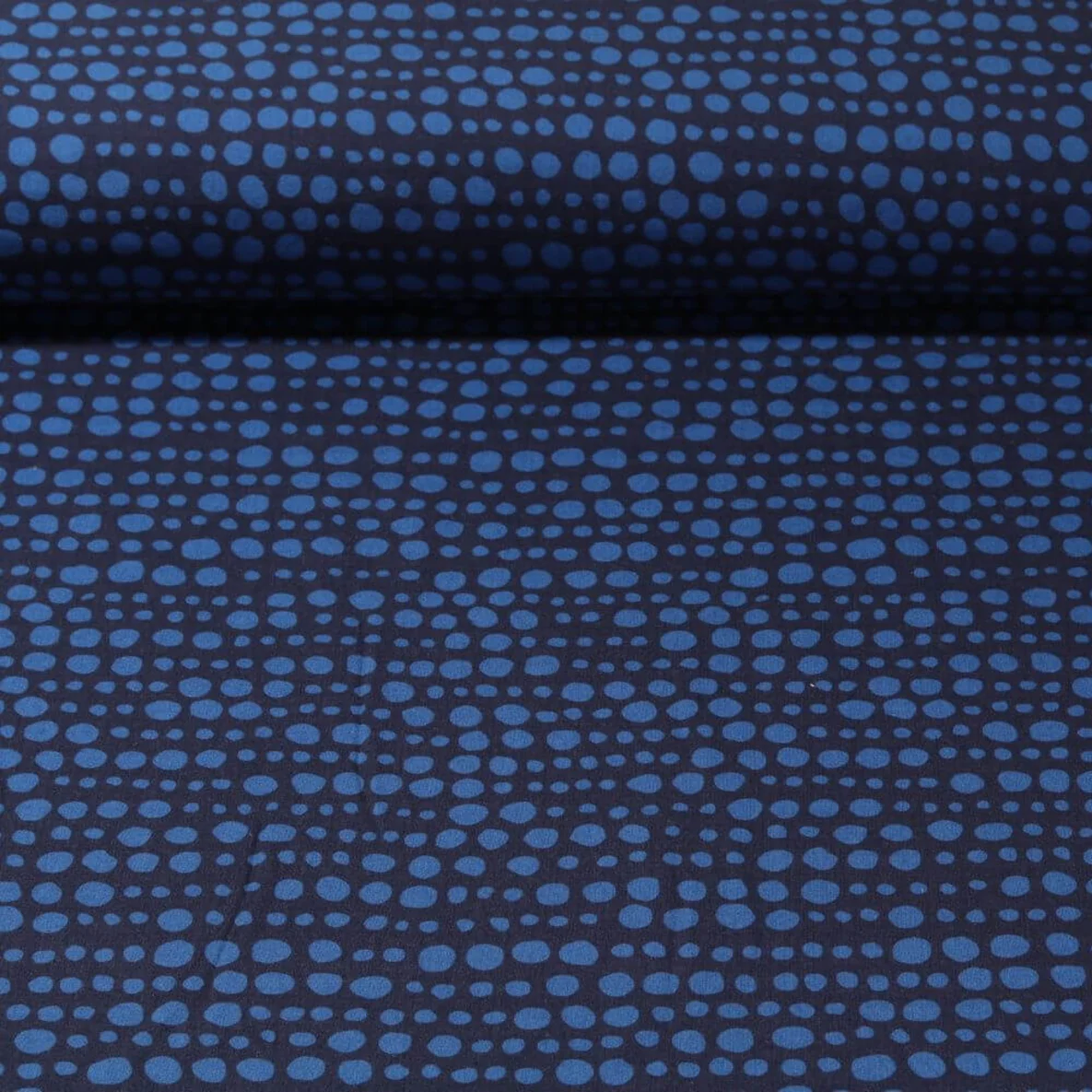 Bio-Musselin "Together" Blau