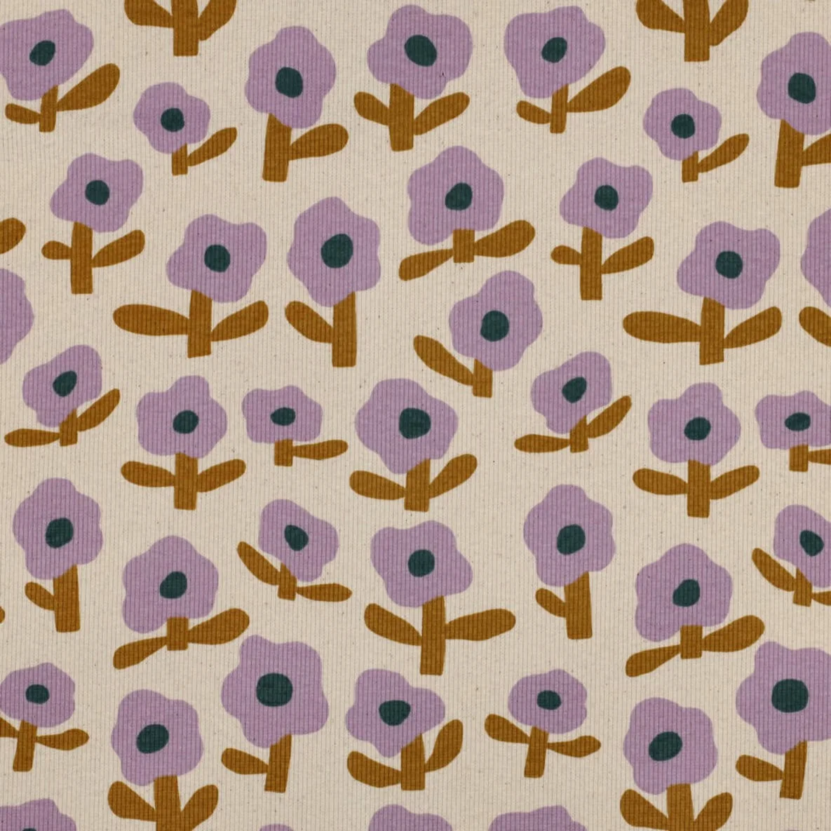 Bio Rippjersey Jennifer Bouron Blumen Natur Lavendel