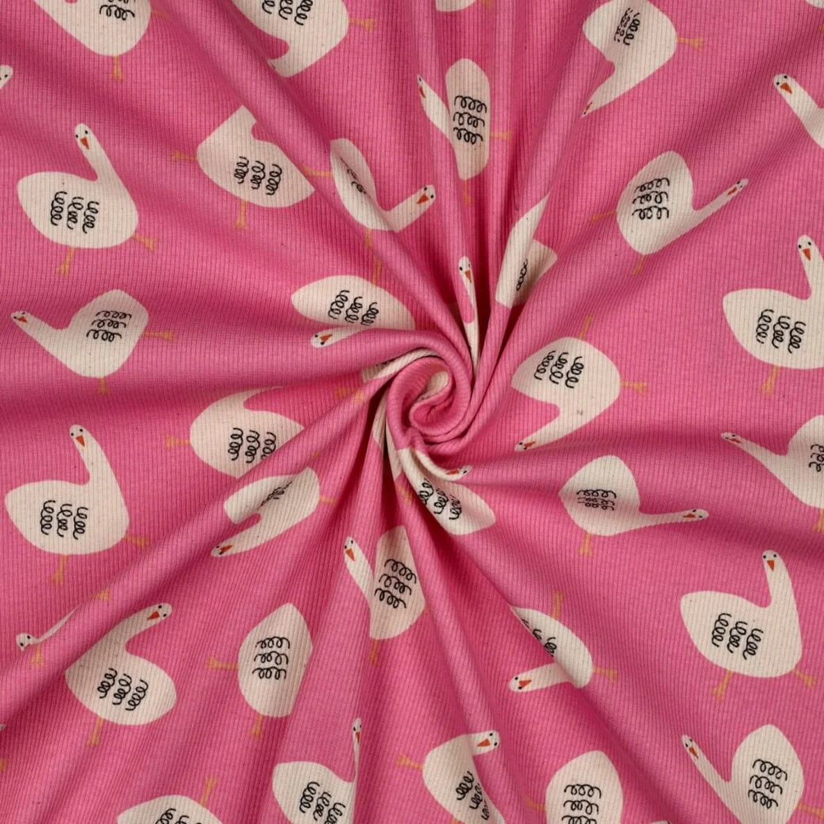Bio Rippjersey Jennifer Bouron Gänse Rosa
