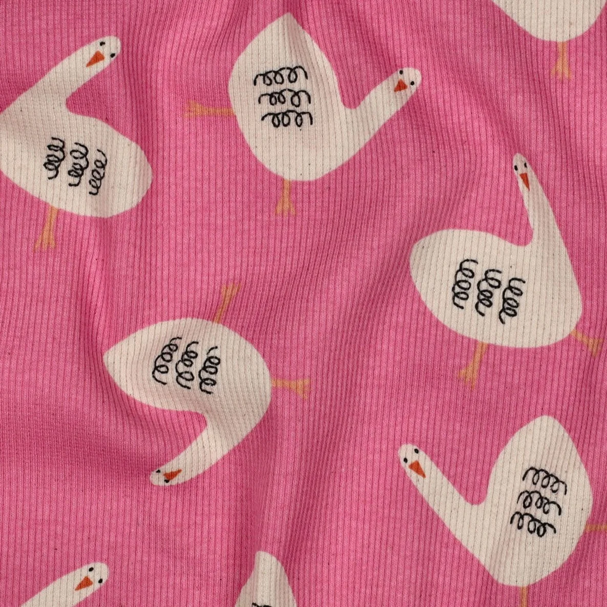 Bio Rippjersey Jennifer Bouron Gänse Rosa