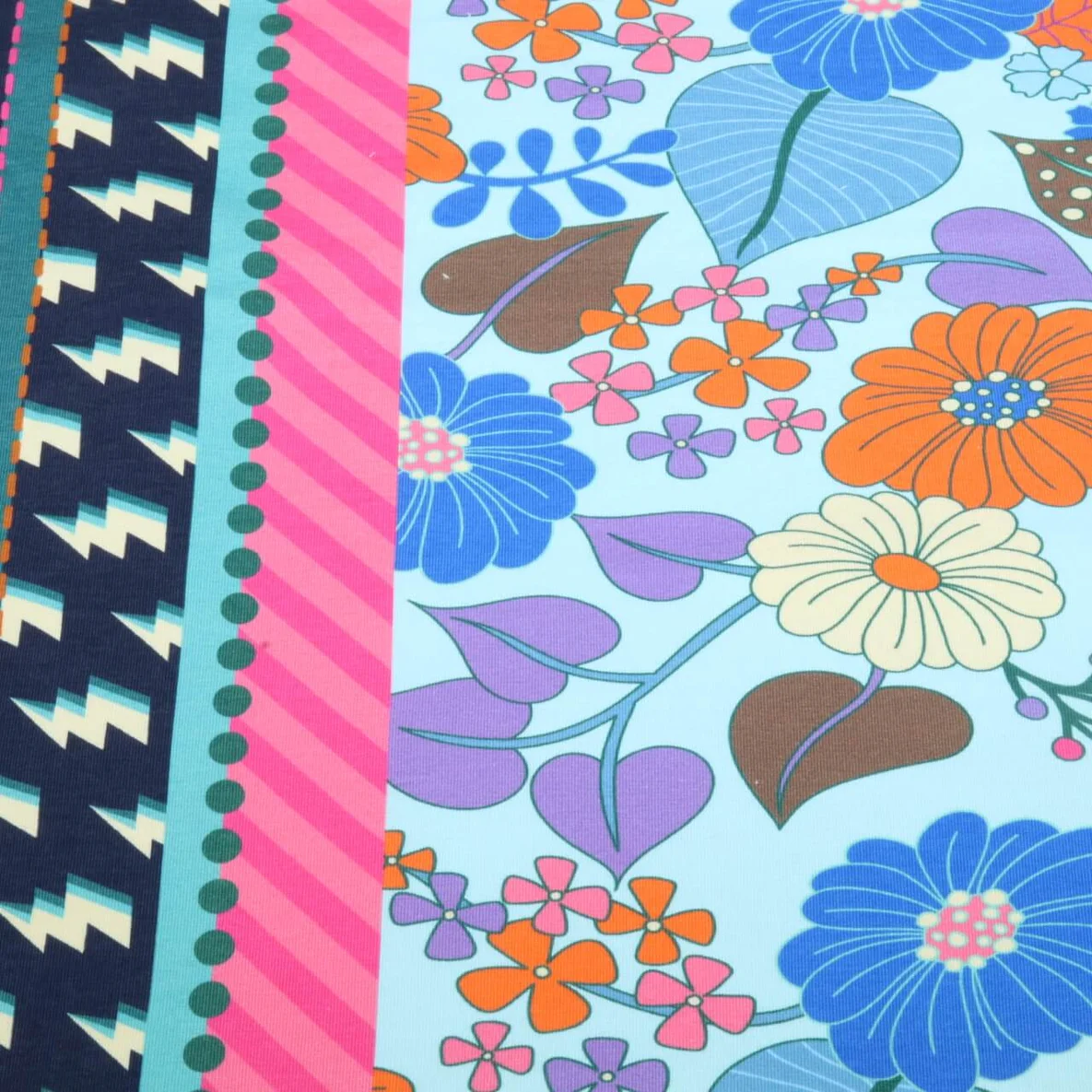 Bio Sommersweat "Gleam" Bloomorama Hellblau