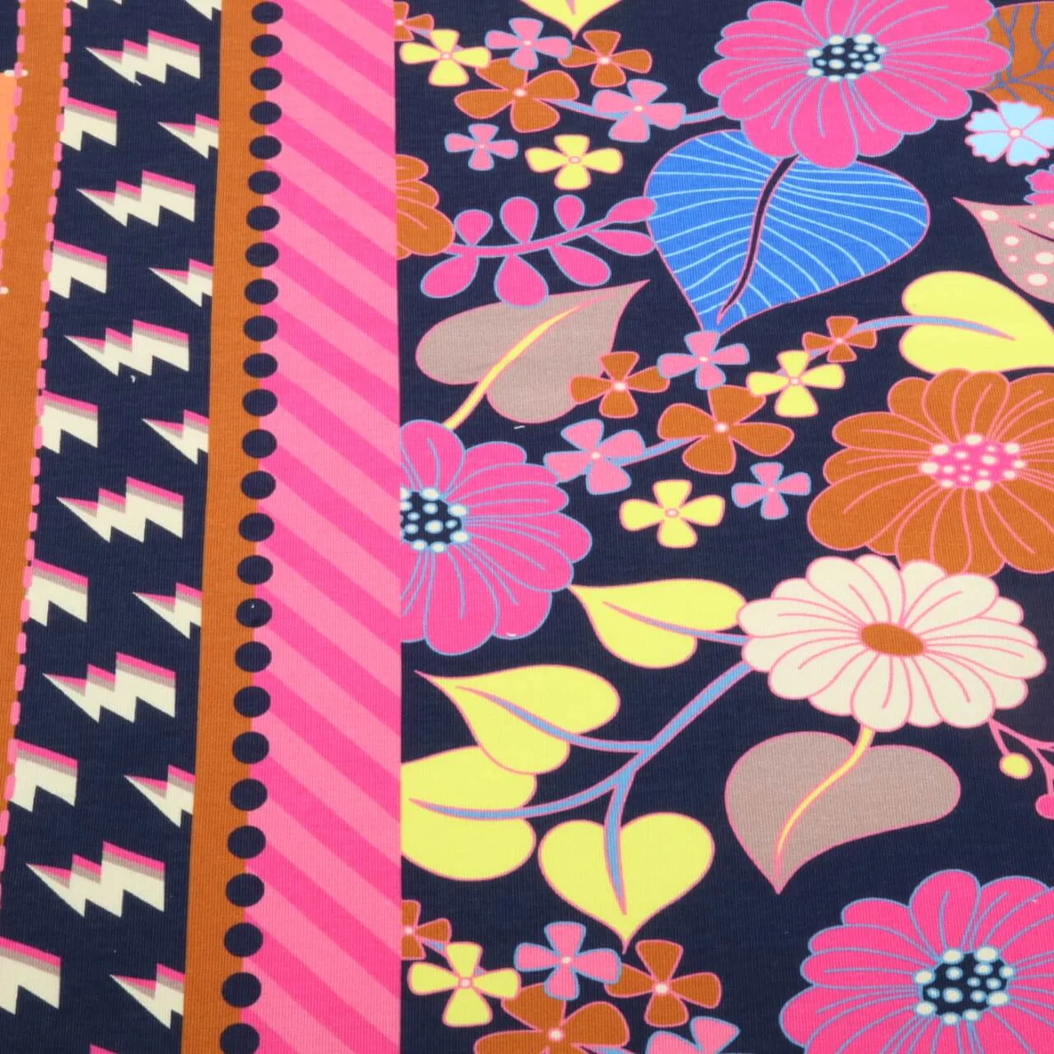 Bio Sommersweat "Gleam" Bloomorama Navy