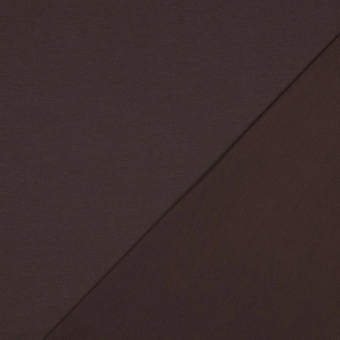 Bio Sommersweat "Josie" Uni Dunkelbraun 021