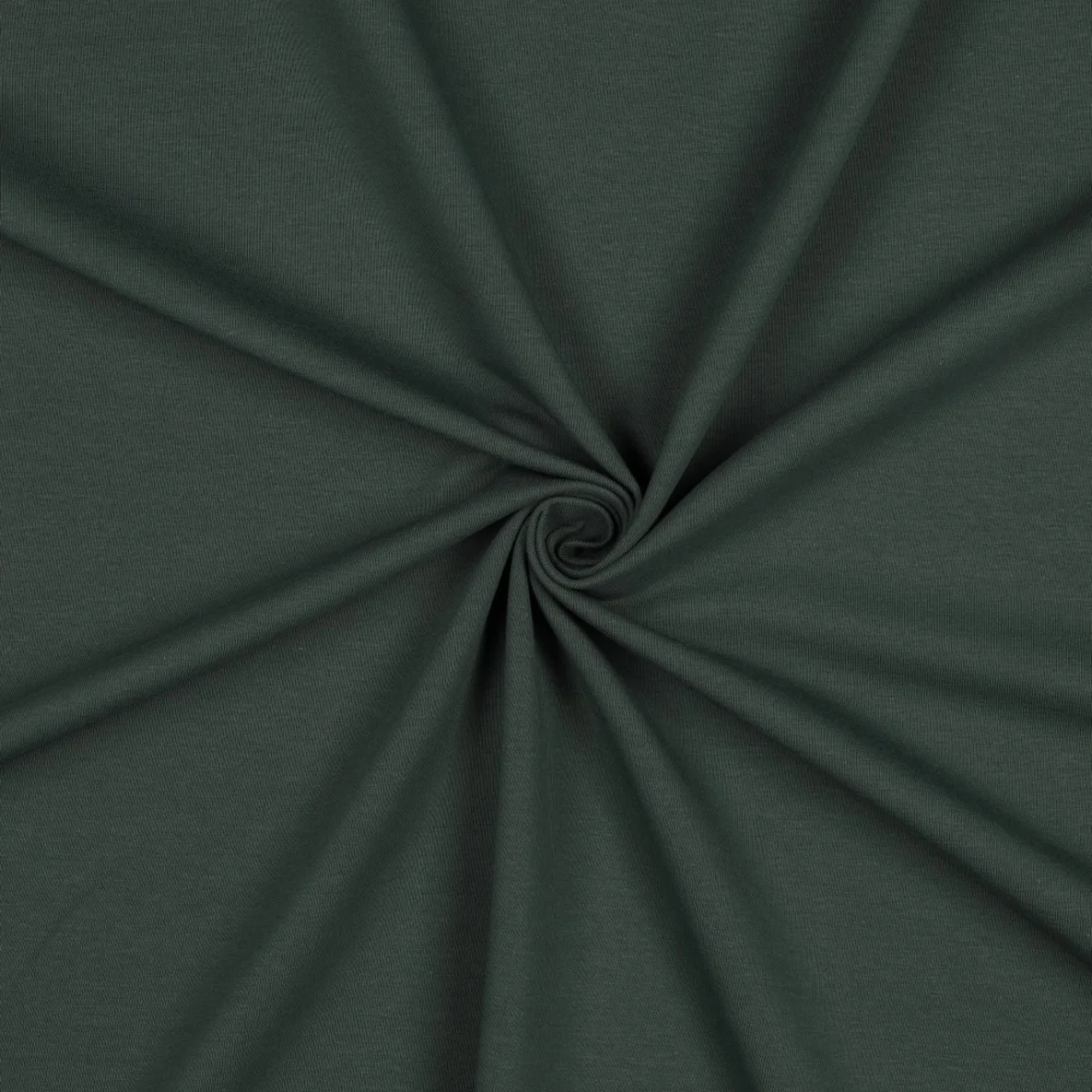 Bio Sommersweat "Josie" Uni Dunkles Waldgrün 059