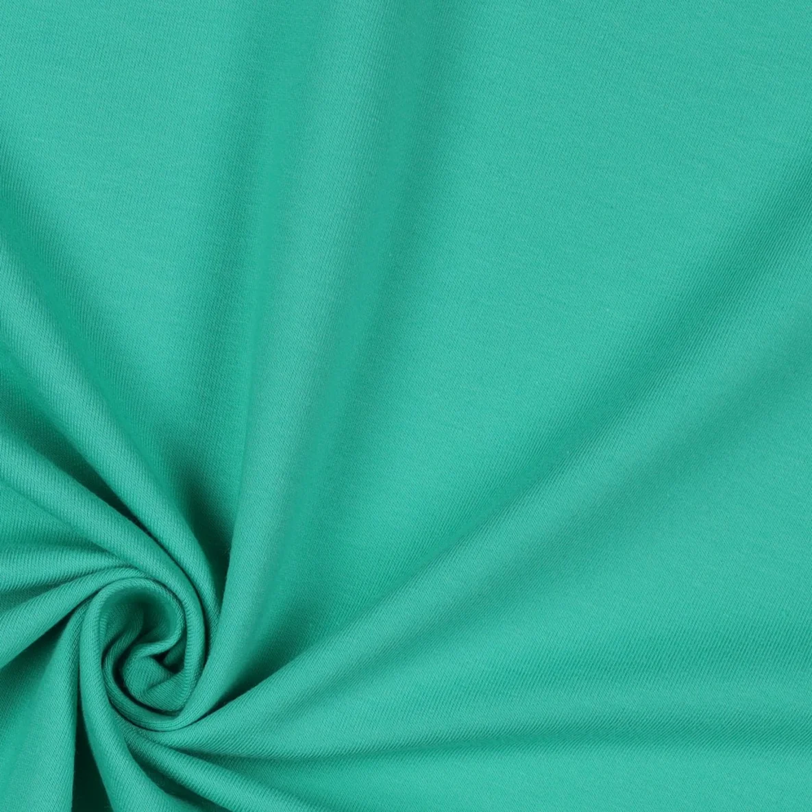 Bio Sommersweat "Josie" Uni Grün 076