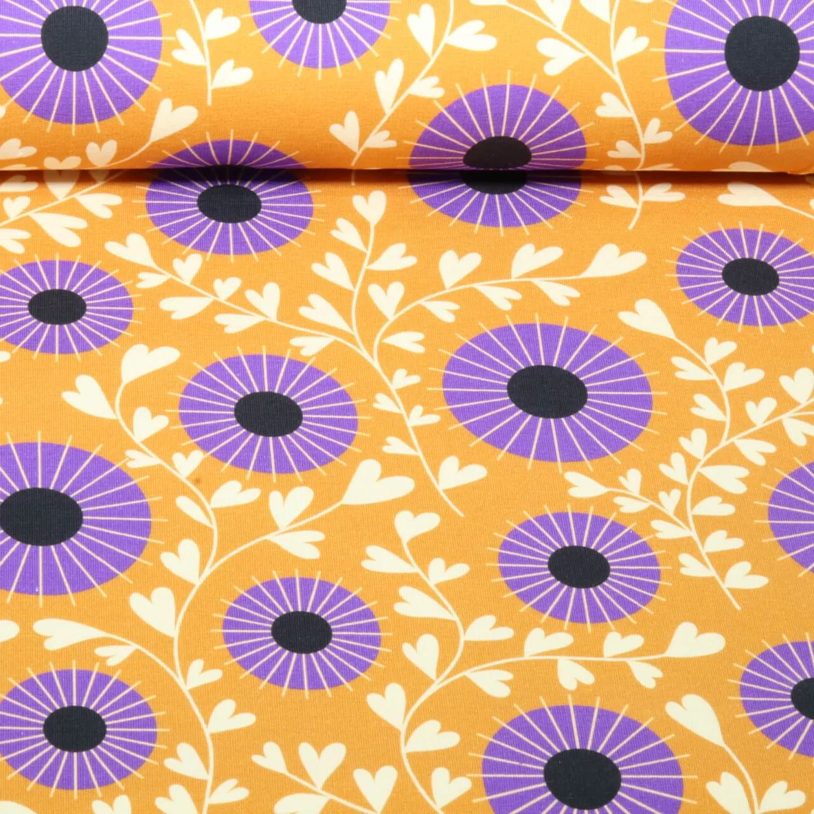 Bio Sommersweat "Queen of Hearts" Court Garden Gelb