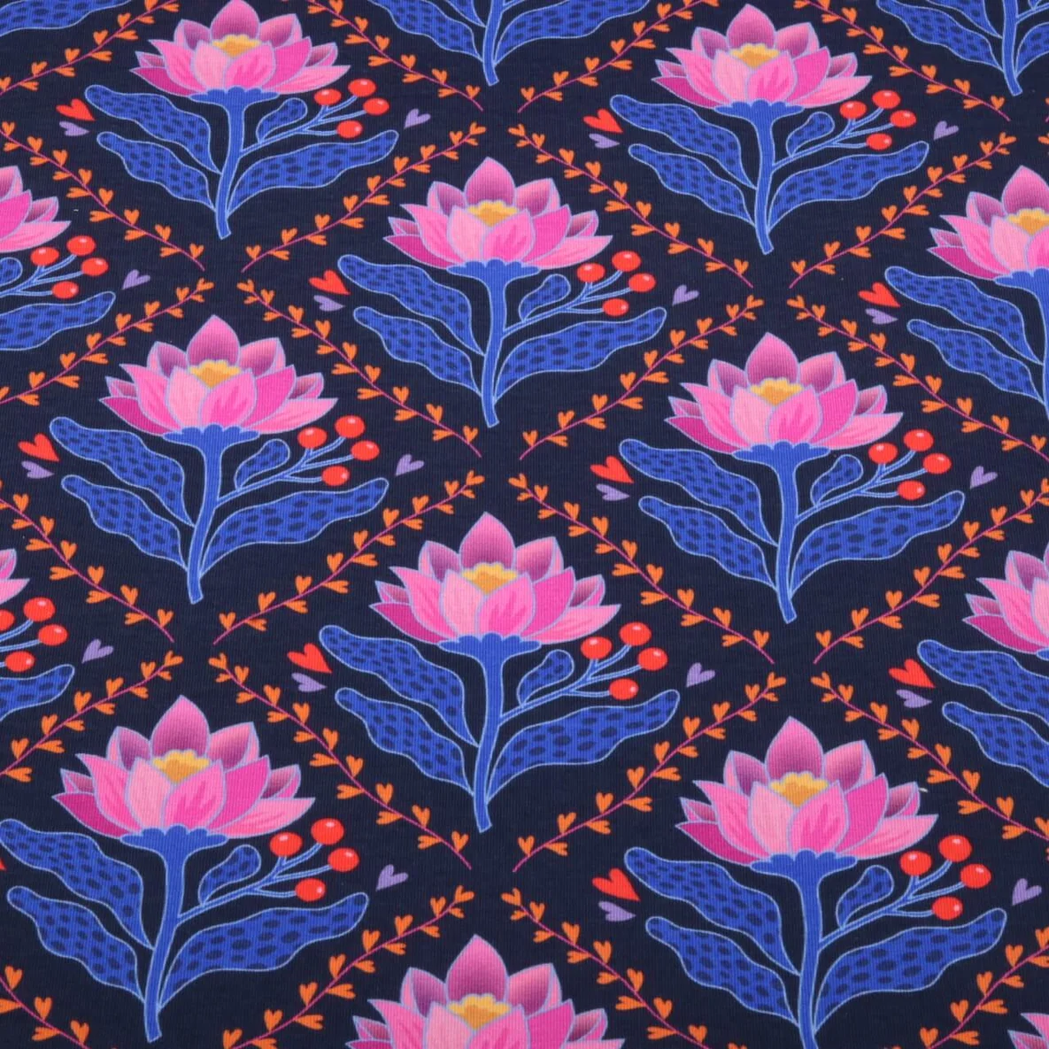 Bio Sommersweat "Queen of Hearts" Lotus Royal Navy