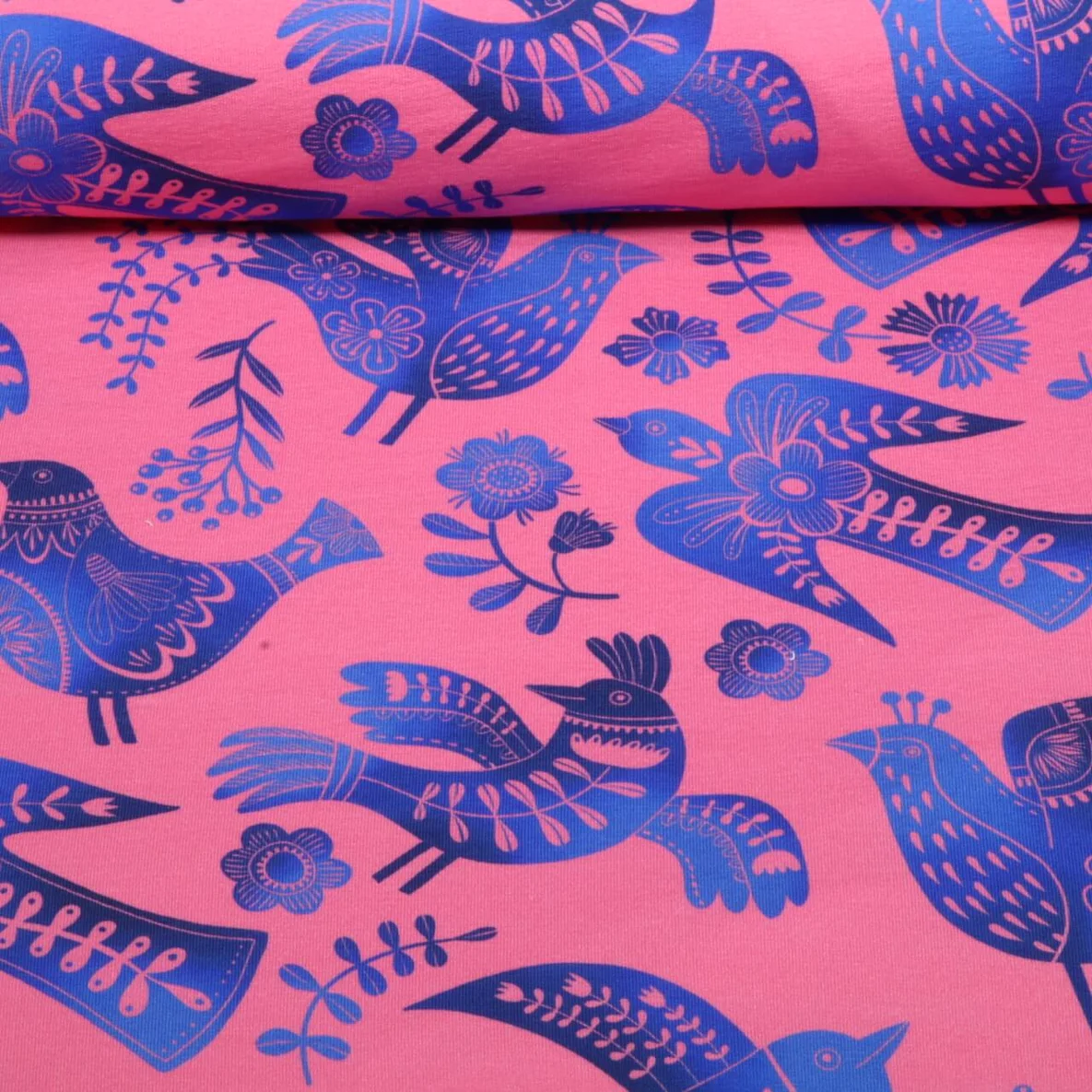 Bio Sommersweat "Southern Ease" Wild Chorus Pink Blau