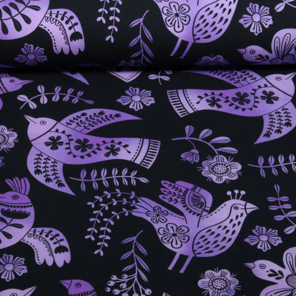 Bio Sommersweat "Southern Ease" Wild Chorus Schwarz Lila