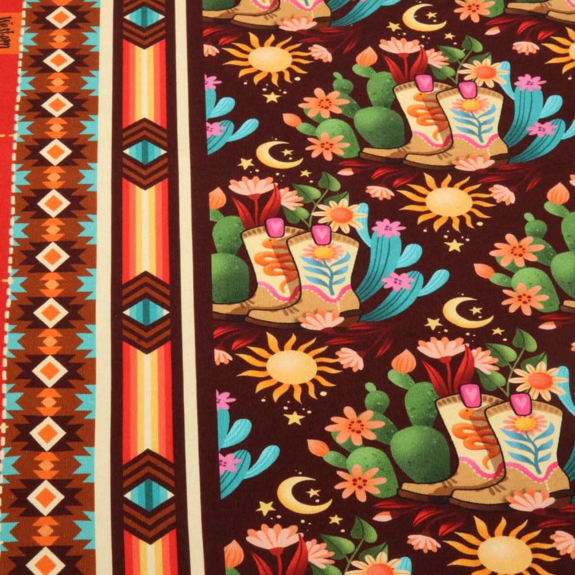 Bio Sommersweat "Western Fairy Tales" Cowgirls Rot