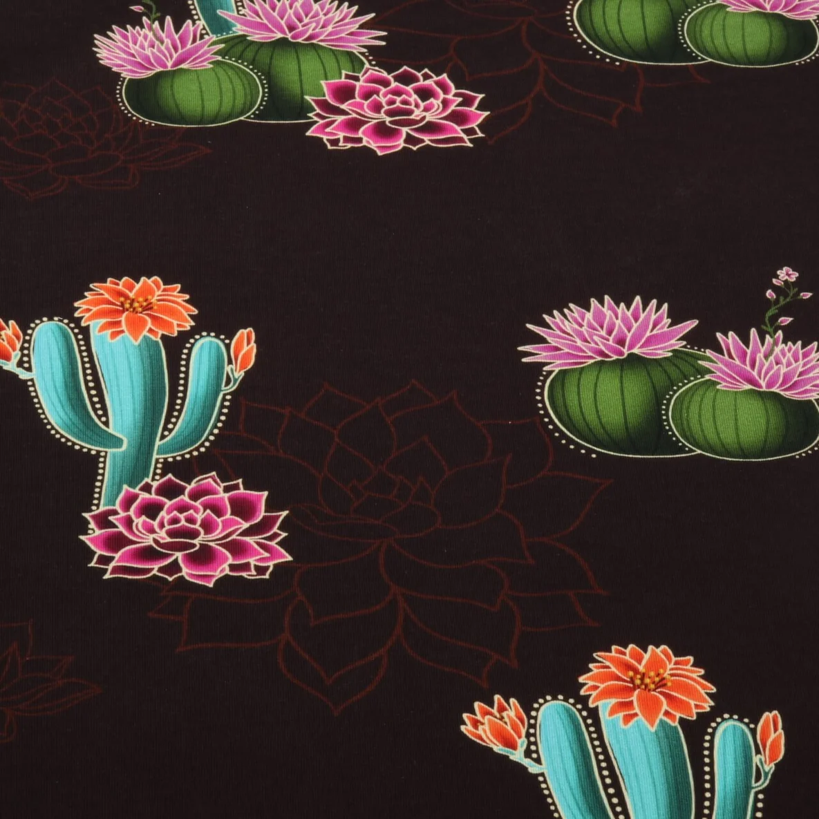 Bio Sommersweat "Western Fairy Tales" Prairie Blossom Bordeaux