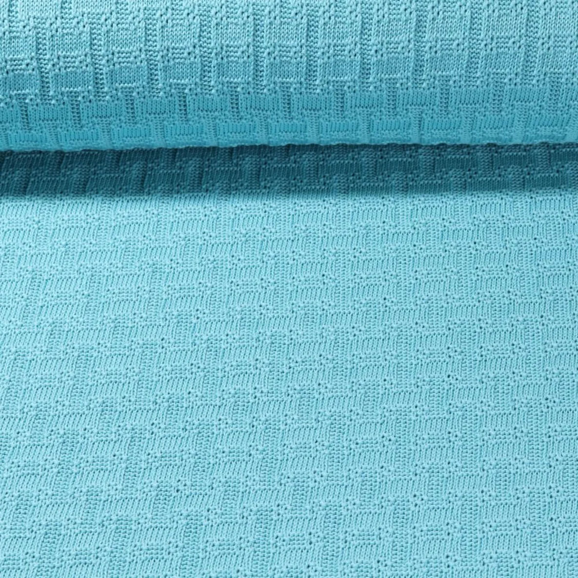 Bio-Stricksweat "Midnight" Türkis