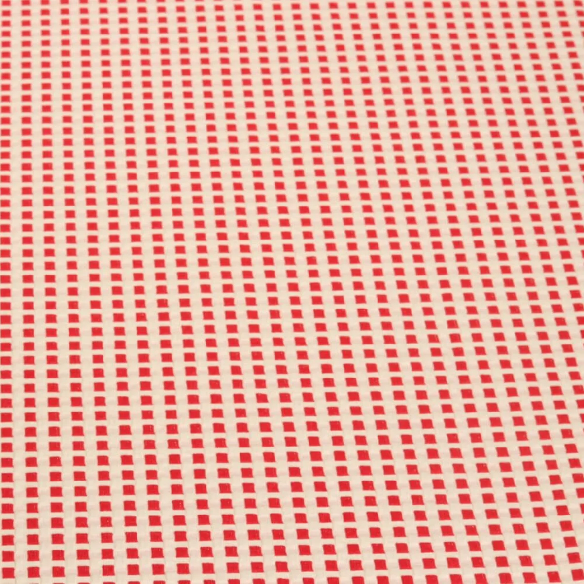 Bio Waffeljersey Hamburger Liebe Picknick Waffles Knit Rot