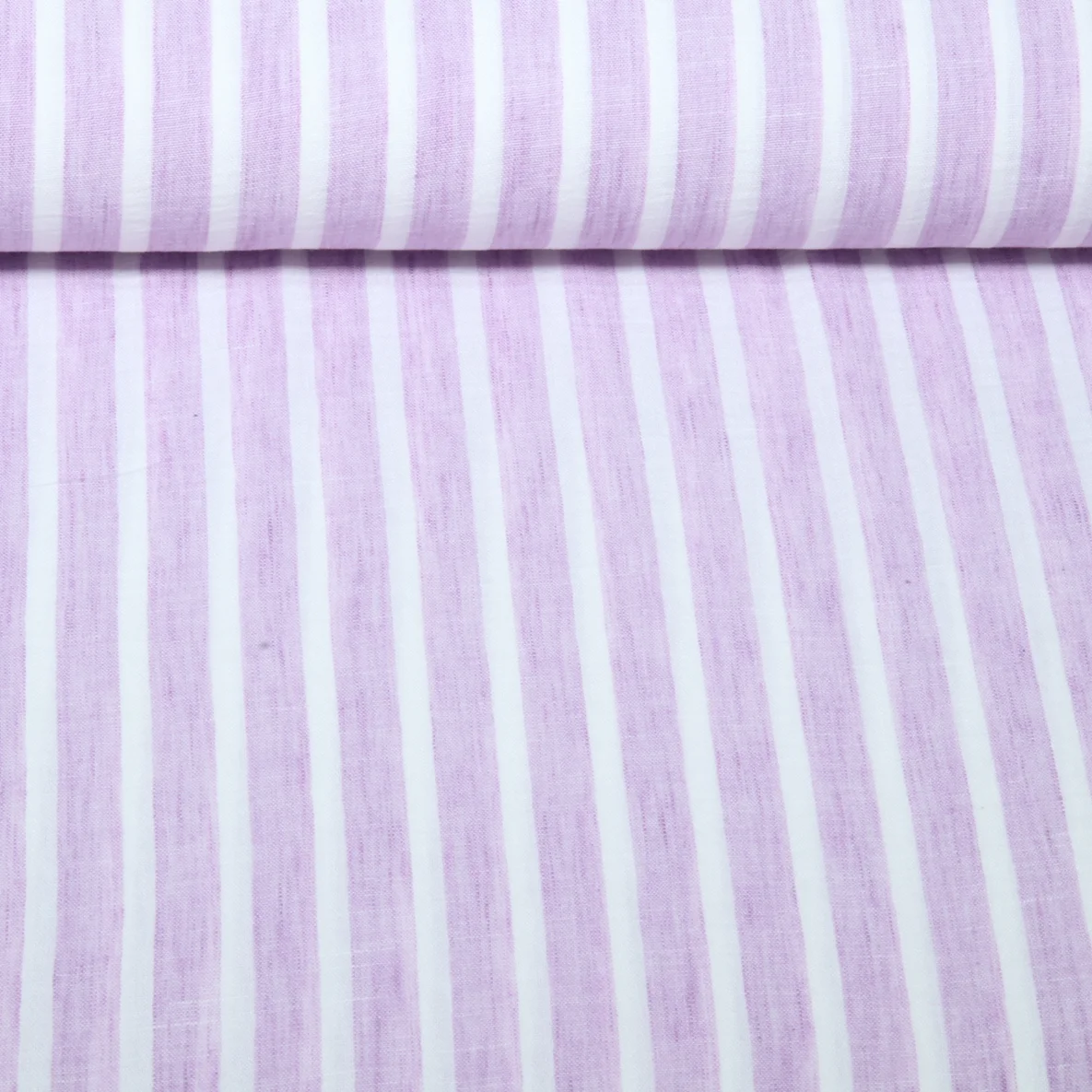 Blusen- & Kleiderstoff Streifen Melange Flieder